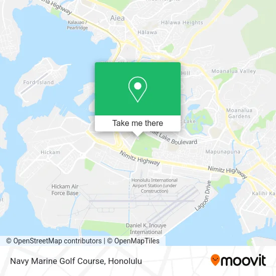 Navy Marine Golf Course map
