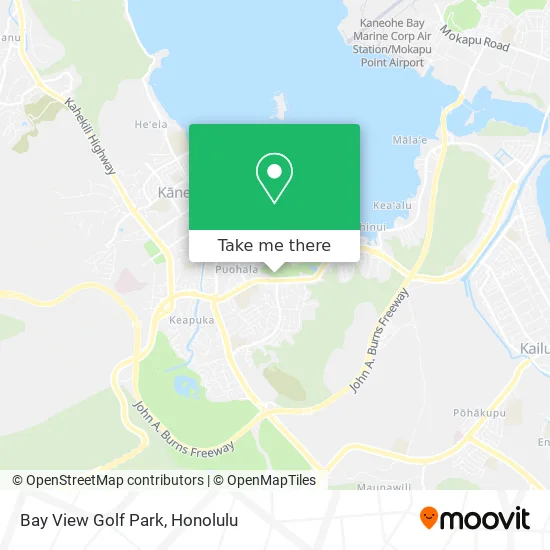 Bay View Golf Park map