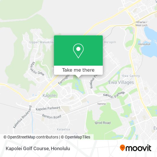Mapa de Kapolei Golf Course