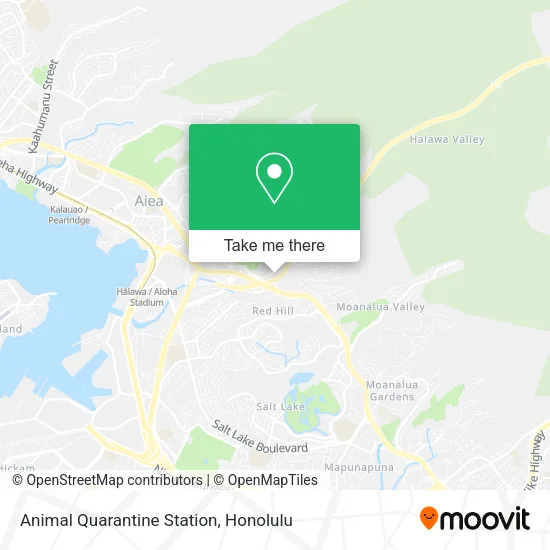 Animal Quarantine Station map