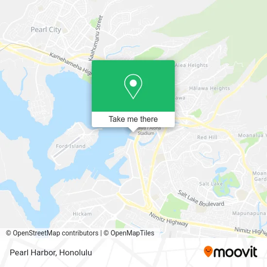 Pearl Harbor map