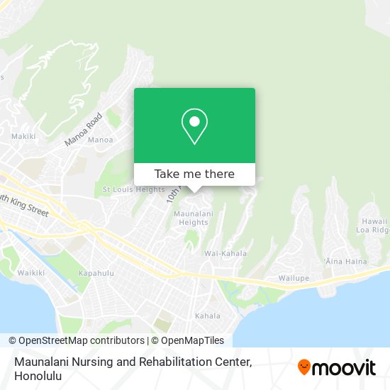Maunalani Nursing and Rehabilitation Center map