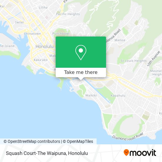 Squash Court-The Waipuna map