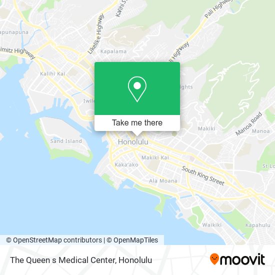 Mapa de The Queen s Medical Center