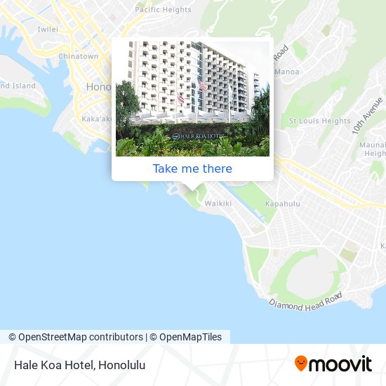 Mapa de Hale Koa Hotel