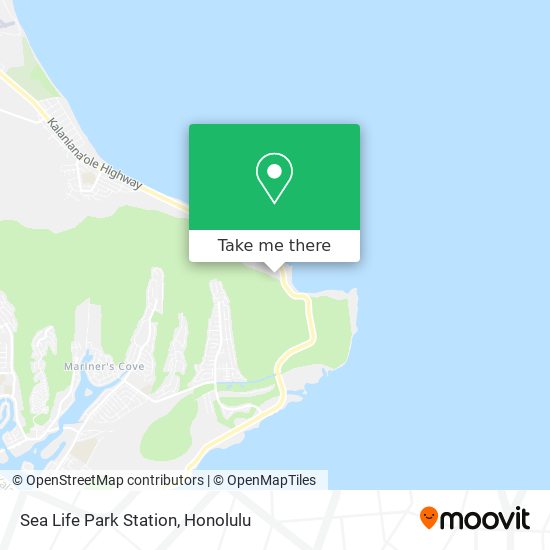 Mapa de Sea Life Park Station
