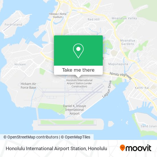 Mapa de Honolulu International Airport Station