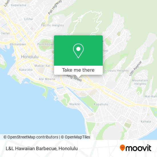 Mapa de L&L Hawaiian Barbecue
