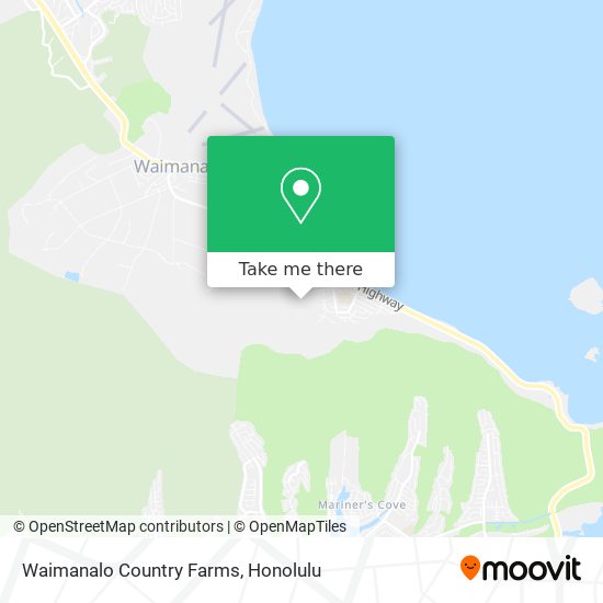 Waimanalo Country Farms map