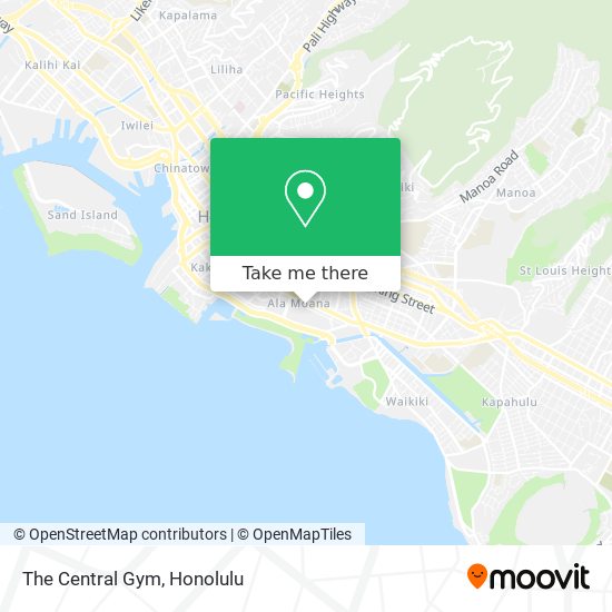 Mapa de The Central Gym