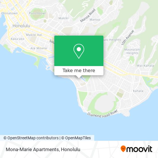Mapa de Mona-Marie Apartments