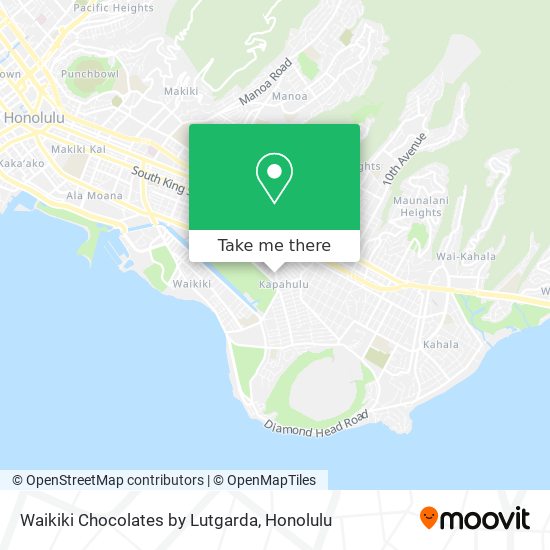Waikiki Chocolates by Lutgarda map