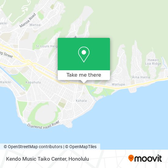 Mapa de Kendo Music Taiko Center