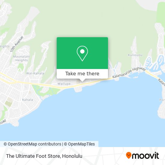 The Ultimate Foot Store map