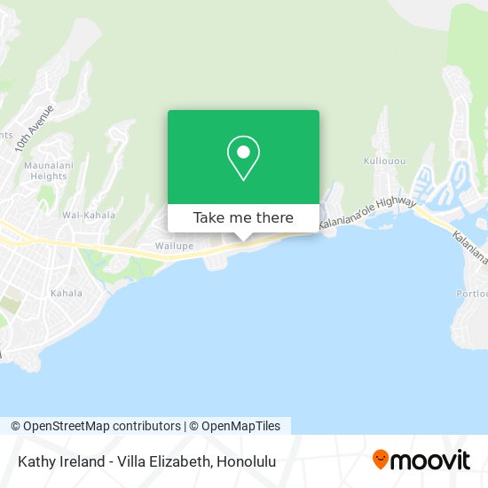 Mapa de Kathy Ireland - Villa Elizabeth
