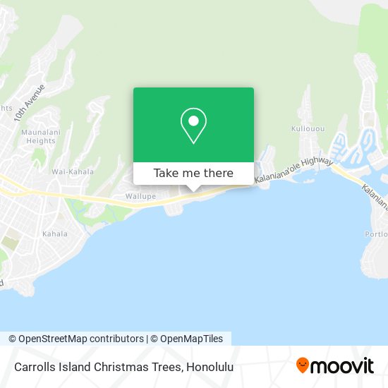 Mapa de Carrolls Island Christmas Trees