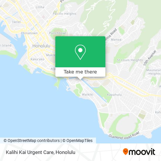 Mapa de Kalihi Kai Urgent Care
