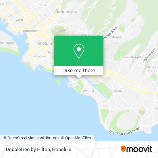 Mapa de Doubletree by Hilton