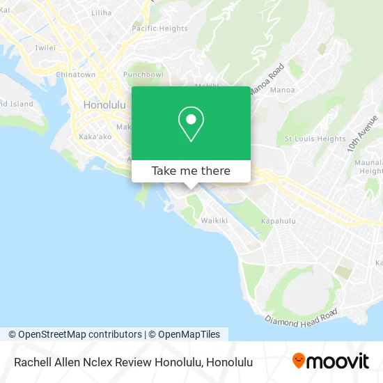 Rachell Allen Nclex Review Honolulu map