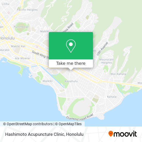 Mapa de Hashimoto Acupuncture Clinic