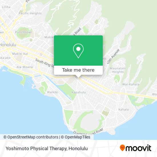 Yoshimoto Physical Therapy map