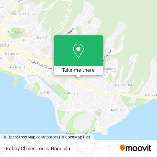 Bobby Chinen Tours map