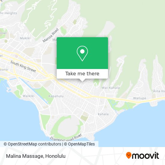 Malina Massage map