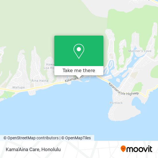 Kama'Aina Care map