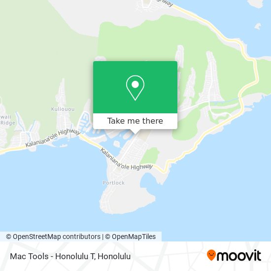 Mac Tools - Honolulu T map
