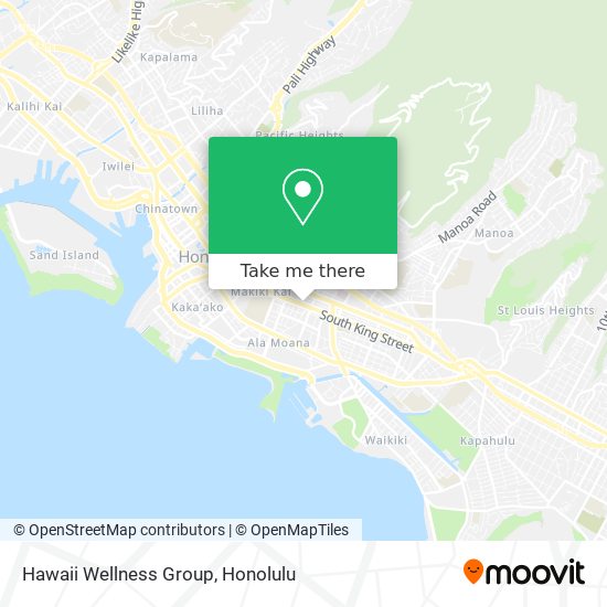 Hawaii Wellness Group map
