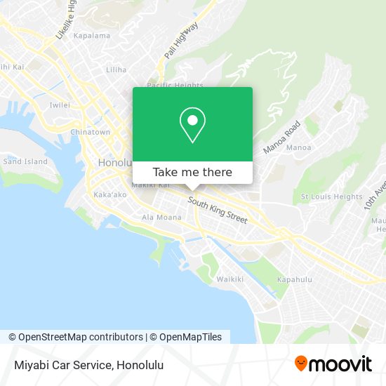 Miyabi Car Service map