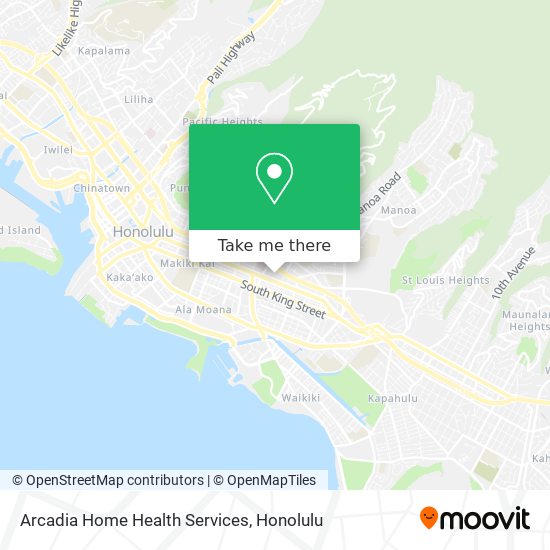 Arcadia Home Health Services map