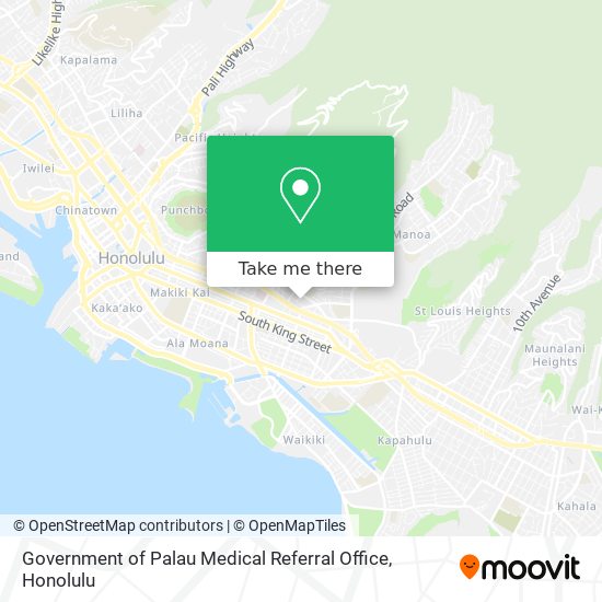 Mapa de Government of Palau Medical Referral Office
