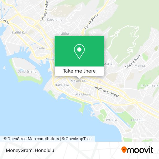 Mapa de MoneyGram