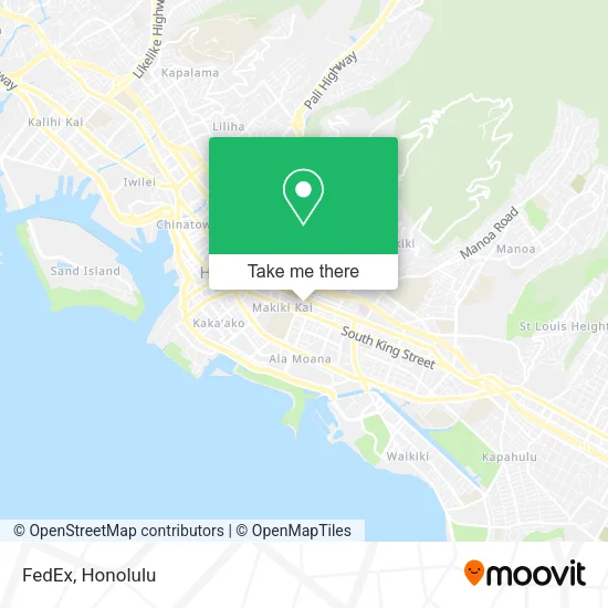 FedEx map