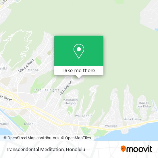 Transcendental Meditation map
