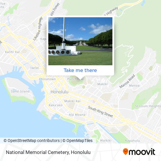 National Memorial Cemetery map