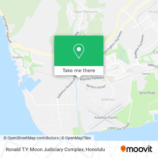 Ronald T.Y. Moon Judiciary Complex map