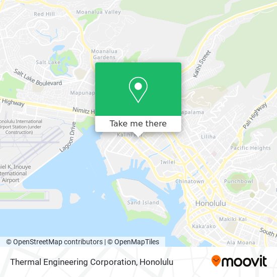 Mapa de Thermal Engineering Corporation