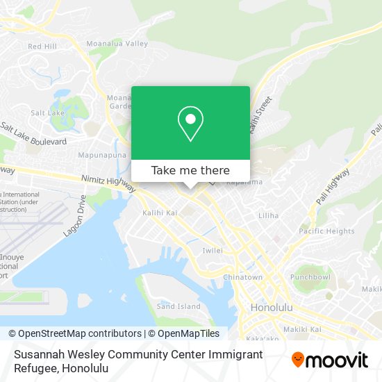 Susannah Wesley Community Center Immigrant Refugee map