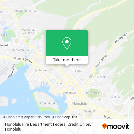 Honolulu Fire Department Federal Credit Union map