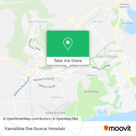 Kama'Aina One Source map