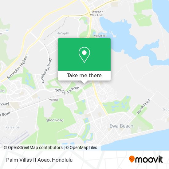 Palm Villas II Aoao map