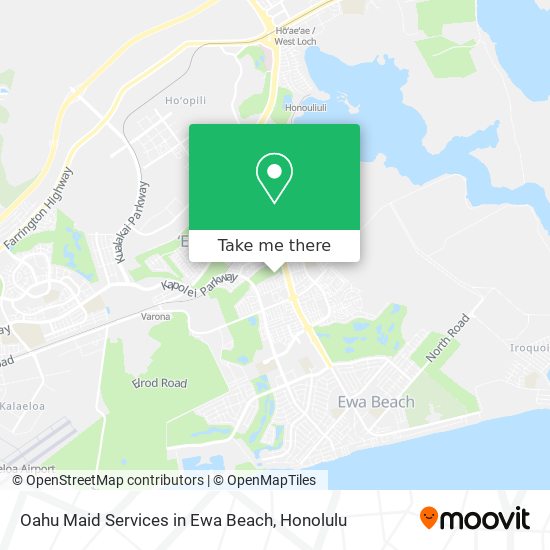 Oahu Maid Services in Ewa Beach map