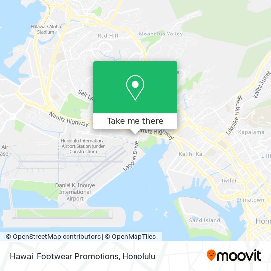 Hawaii Footwear Promotions map