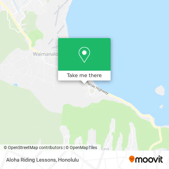 Aloha Riding Lessons map