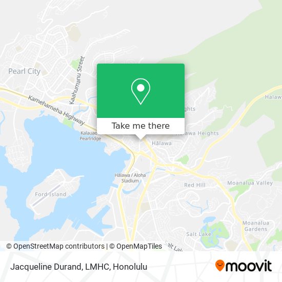 Mapa de Jacqueline Durand, LMHC