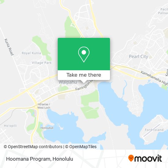 Mapa de Hoomana Program
