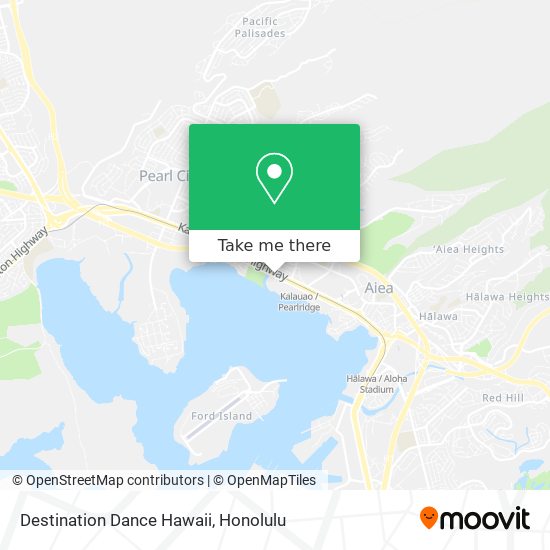 Destination Dance Hawaii map