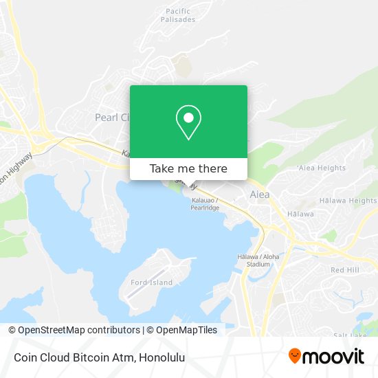 Mapa de Coin Cloud Bitcoin Atm